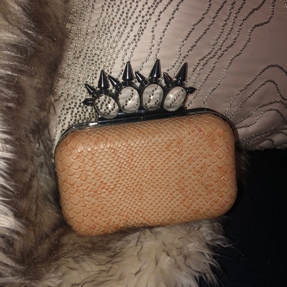 Pink clutch